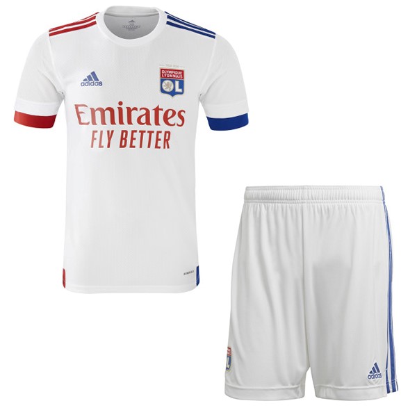 Maillot Football Lyon Domicile Enfant 2020-21 Blanc